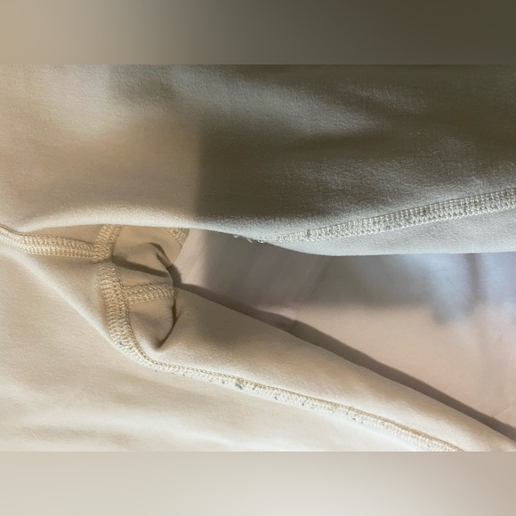 Alo Yoga Pants High Waisted LeggingsIvory Neutral Skinny Size large - Picture 4 of 11
